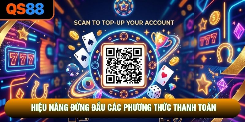 Hiệu năng đứng đầu các phương thức thanh toán